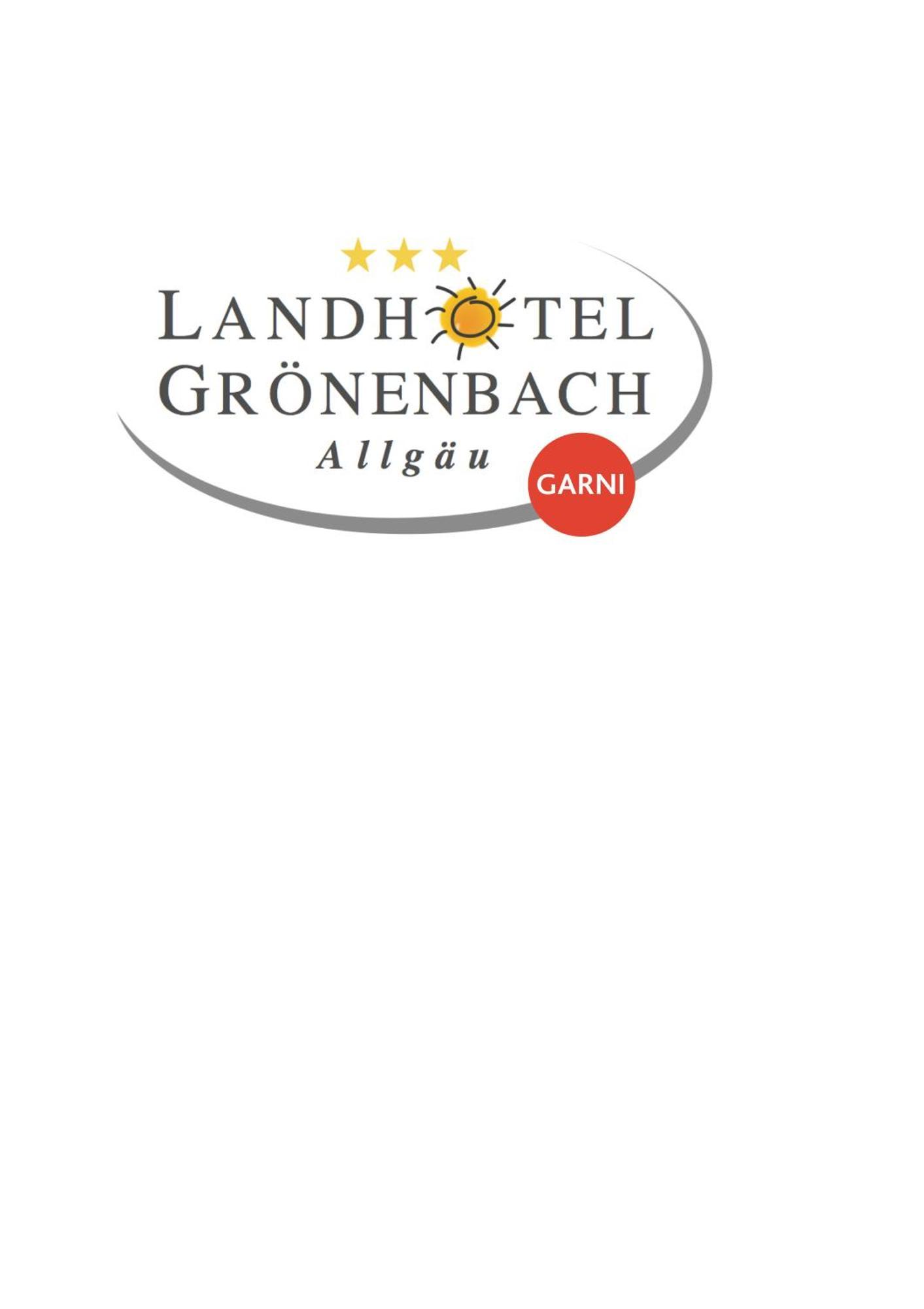 Landhotel Groenenbach Bad Grönenbach Dış mekan fotoğraf